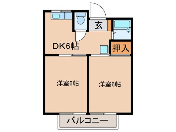 エクセル大橋の物件間取画像